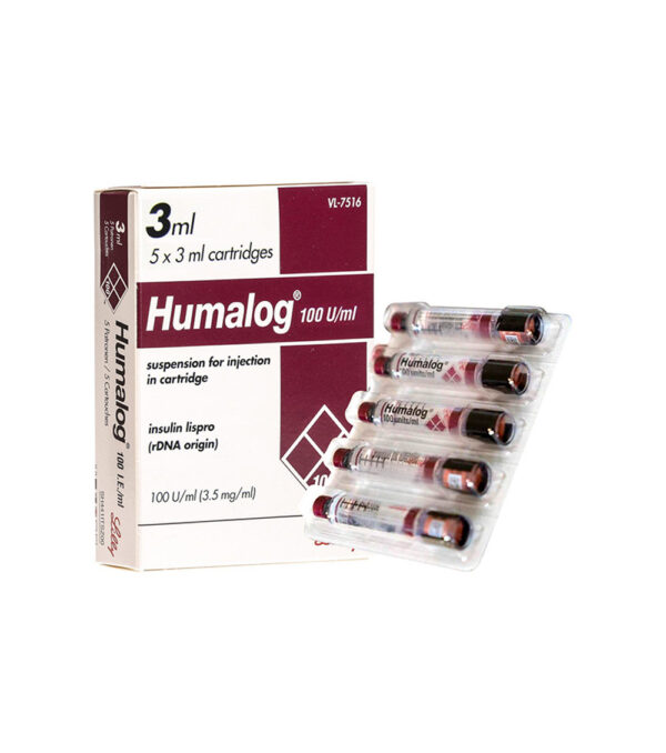 Humalog Cartridges 100 Units/mL