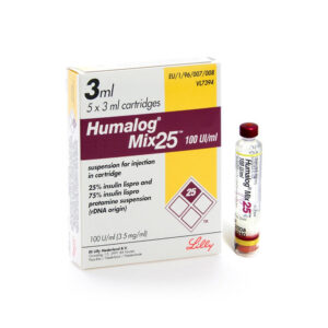 Humalog Mix 25 Cartridges 100 Units/mL