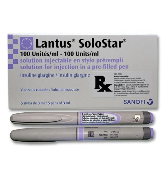 Lantus Solostar Pens (100 UnitsmL)