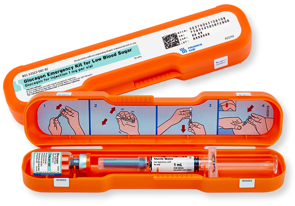 Glucagon Emergency Kit (1mg/mL Solution)
